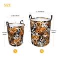 thumbnail image 5 of Daiia Dogs Different Breeds Round Laundry Basket with Handles Thickened Waterproof Circular hamper,Dirty Clothes Storage Basket for Bedroom,Bathroom,College Dorm-Small, 5 of 8