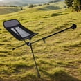 thumbnail image 3 of Universal Camping Chair Footrest, Folding Attachable Leg Rest Recliner Lazy Telescopic Accessories for Outdoor Gardening Fishing Beach Hiking (Gray), 3 of 7