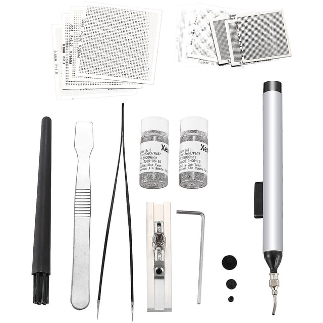 Plantillas Bga Reballing Kit Compatible con Ps3 Chip Reballing reparación consolas de juegos Kit de herramientas de reparación