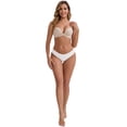 thumbnail image 5 of DARING DIVA Women's Cotton Underwear Basic Briefs 5Pcs L Gray, White, Black, Pink, Beige, 5 of 6