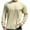 Beige, variant on YFNNUP Men's Quick Dry Athletic Tshirts Long Sleeve Lightweight Gym Tshirt Casual Muscle Fit Tshirt