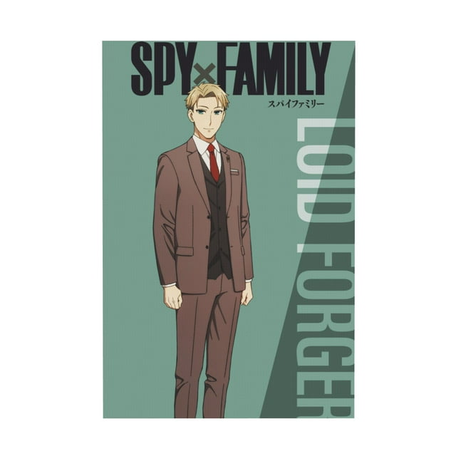 Anime Canvas Poster Polyester Multi Size Decorative Poster,Spy X Family Poster Anime Paint Decorative Poster 28.0 X 42.0 In