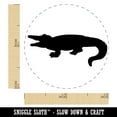 thumbnail image 2 of Alligator Crocodile Solid Self-Inking Rubber Stamp Ink Stamper - Green Ink - Mini 1/2 Inch, 2 of 7