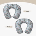thumbnail image 3 of Salouo Winter Gnome And Snowman for Memory Foam Travel Pillow,Versatile U-Shaped Pillows Memory Foam Cervical Neck Pillow Soft Washable Cover for Home Office Camping Travelling, 3 of 8