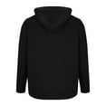 thumbnail image 5 of Yteetum Sweatshirts for Men Quarter Zip Tactical Pullover Hoodies Long Sleeve Outdoor Workout Athletic Cargo Hooded Jackets Tops Men's Casual Solid Long Sleeve 1/4 Zip Sweatshirt Hoodie with Pockets, 5 of 5