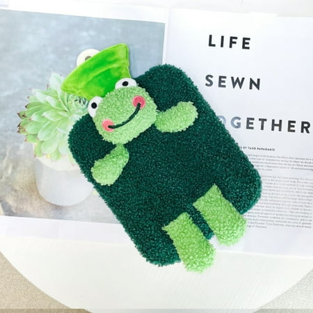 

Plush Rubber Hot Water Bottle 1 Liter Hot Water Bag For Keeping Warm Durable Hot Water Bottle