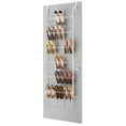 thumbnail image 3 of Whitmor 18-Pair Over The Door Shoe Rack, White, 3 of 4