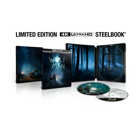 Wolf Man (2025) (Steelbook) (4K Ultra HD   Blu-ray   Digital Copy), Horror, Universal