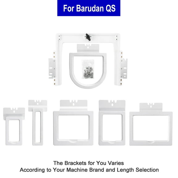 6in1 Magnetic Fast Embroidery Machines Hoop for Barudan QS Embroidery Machines-520mm total hoop length