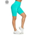 thumbnail image 6 of Luxtrada Women's Activewear Solid Workout Cycling Yoga Running High Waist Pants Biker Shorts, 6 of 7