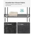 thumbnail image 4 of 59" Closet Wardrobe Portable Closet Organizer Storage Clothing Rack Shelf with Non-Woven Fabric Cover for Bedroom Gray, 4 of 9