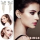 thumbnail image 1 of Pendientes XWSHYW Temperamento Brillante Cadena con Cuentas y Lazo para Mujer a La Moda, 1 of 6