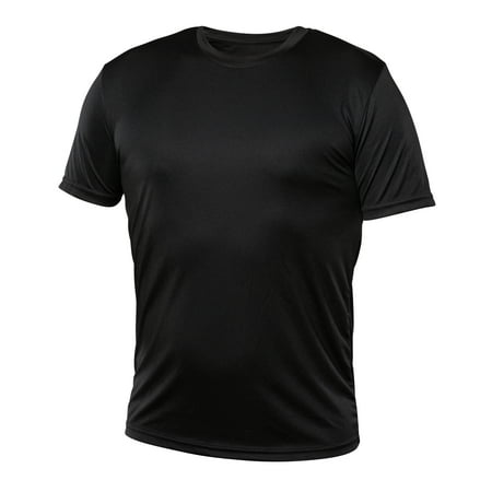 Blank Activewear Men's T-Shirt, Quick Dry Performance fabric, 100% ...