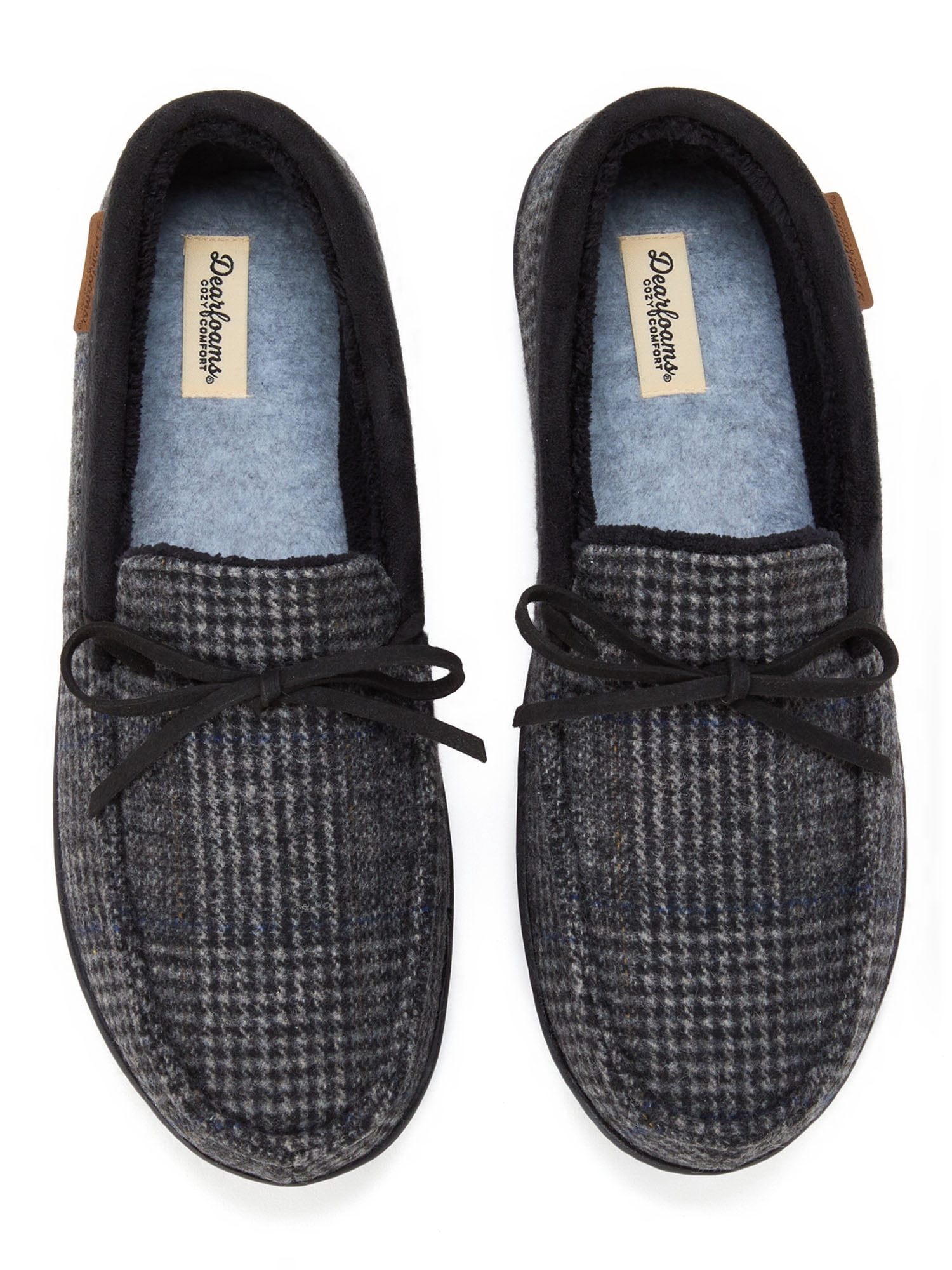 Dearfoams Cozy Comfort Men's Moccasin Slippers