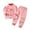 Brick Red, variant on shoper Girls Cute Cartoon Bunny Cat Print Long Sleeve Pajama Set Soft Sleepwear and Home Loungewear Outfit for Toddlers and Kids, Girl Sets Size 6