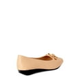 thumbnail image 3 of Victoria K Bow With Rhinestones Wedge Flats (Women), 3 of 6