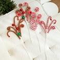 Nvzic 6 Pcs 18 in Red White Christmas Tree Picks Decoration Candy Cane