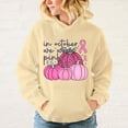thumbnail image 4 of Sudadera con capucha de manga larga informal con personalidad de moda para hombres y mujeres con capucha y concienciación sobre el cáncer de mama en octubre, 4 of 4