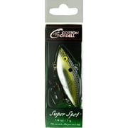 Cotton Cordell Super Spot Lipless Crankbait 2 1/2 Chrome Foxy Shad 1/4 oz.
