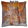 thumbnail image 2 of PKQWTM Sunlight Breaks Autumn Leaves Trees Winter Reversible Mermaid Cushion Cover Home Decor Sequin Pillow Case Size 18x18 inches, 2 of 2