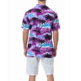 thumbnail image 6 of Damipow Hawaiian Shirts for Men Short Sleeve Aloha Beach Shirt Floral Summer Casual Button Down Shirts(S-2XL), 6 of 6