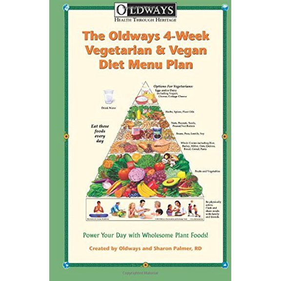 Pre-Owned Oldways 4-Week Vegetarian & Vegan Diet Menu Plan: Power Your Day with Wholesome Plant Foods