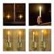 thumbnail image 3 of lámparas de chapadas en latón de encendido / apagado - Paquete , luces ventana con energía , económic Gloria Luces de velas, 3 of 9