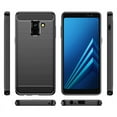 thumbnail image 2 of PANDACO Navy Brushed Metal Case for Samsung Galaxy A8, 2 of 3