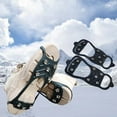 thumbnail image 4 of Grade Anti-Skid Ice Gripper 8-Tooth Traction Cleats ​Spikes Footwear Over Shoes Covers Crampon, 4 of 8