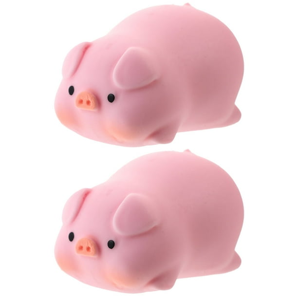 2 uds cerdo juguete antiestrés Animal juguete antiestrés cerdo juguete apretar estrés estiramiento cerdo juguete