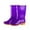 Purple, variant on Adult Rain Theme Boots Teenagers EVA Boots Women's Rain Shoes Camping And Hiking