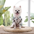 thumbnail image 2 of Xmarks Pet Summer T-Shirts Hawaii Style Floral Dog Shirt Hawaiian Printed Pet T-Shirts Breathable Cool Clothes Puppy Shirt Sweatshirt for Small Puppy XS-2XL, 2 of 7