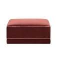 thumbnail image 2 of Willow Berry Red Ottoman, 2 of 2