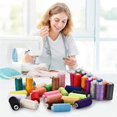 thumbnail image 2 of Kit de 72 hilos de coser, 36 colores, bobinas prebobinadas, 400 yardas por carrete, Lucky_B, 2 of 5