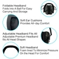 thumbnail image 3 of Tactical Electronic Shooting Earmuffs - Premium Outdoor Hunting Hearing Protection with Sound Amplification, Noise Reduction and Impact Protection - Suitable for Shooting Range, Hunting, Training, 3 of 7