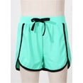 thumbnail image 5 of Alvivi Kids Girls 3 Piece Tankini Swimsuit Crop Top Bottom Shorts Bathing Suit, 5 of 7