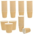 thumbnail image 4 of 50pcs Household Paper Cups Disposable Coffee Cups Heat-resistant Paper Cups Beverage Cups, 4 of 9