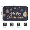 thumbnail image 7 of Merry Christmas Doormat,17"x30" Cushioned and Non-Skid Washable Floor Mats Geometric Bell Floor Mat for Kitchen,Living Room,Office Gift for Friends,Family Black Edging, 7 of 7