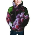 thumbnail image 5 of Kll Unisex Kids Boys Girls Hooded Pocket Pullover Hoodies-Grape, 5 of 9