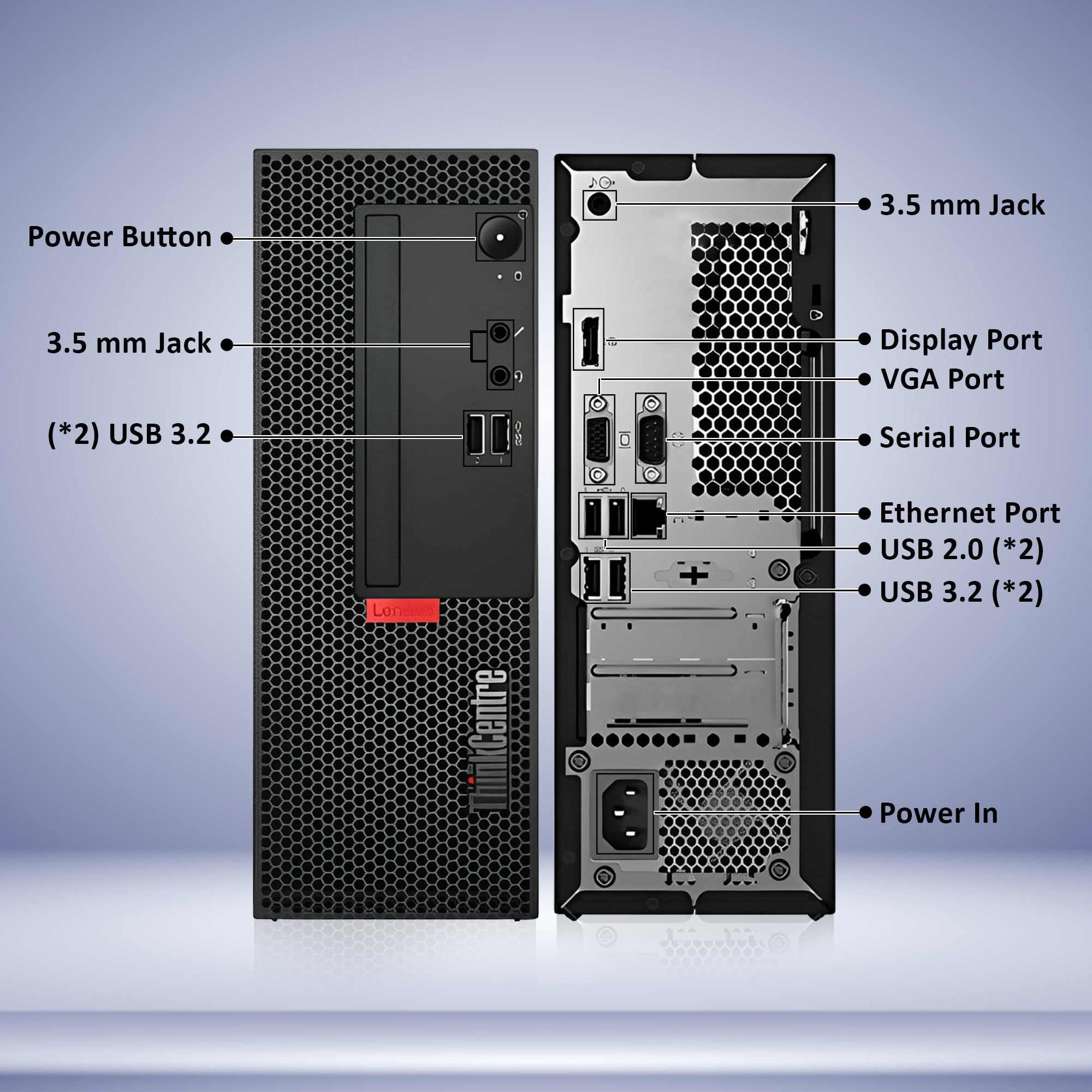 Lenovo ThinkCentre M70c SFF Home ＆ Business Mini Desktop (Intel i3-10100 4-Core, 8GB RAM, 256GB PCIe SSD, AMD Radeon 520, HDMI, Display Port, Win 11 Lenovo ThinkCentre M70c 11GJ i5 10400&frasl;8GB&frasl;256GB SSD Desktop PC