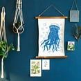 thumbnail image 6 of 2Pcs Self-Adhesive Silk Screen Printing Stencil Jellyfish Pattern Silk Screen Stencil Ocean Theme Reusable Mesh, 6 of 9