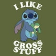 thumbnail image 2 of Mens Lilo & Stitch I Like Gross Stuff Stitch Distressed T Shirt, 2 of 4