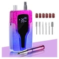 thumbnail image 2 of 35000RPM Electric Nail Drill Machine Rechargeable Nail Sander LED Display Gel Remover Set Portable Nail Salon Polisher Equipment ,Lightweight and Portable, 2 of 7