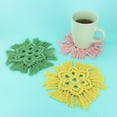 thumbnail image 5 of UNIQUE CREATIV CRAFT Macramé Coaster Kit – Star, 3 pcs, Age 8+, Beginner, 15.5 cm, 5 of 5