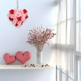 thumbnail image 5 of Luluganb Valentine's Day Wreath,Heart Shaped Wall Hanging Pink Artificial Rose Wreath,For Scene Decoration Anniversary Wedding Festival Front Door Window Wall Decor, 5 of 6