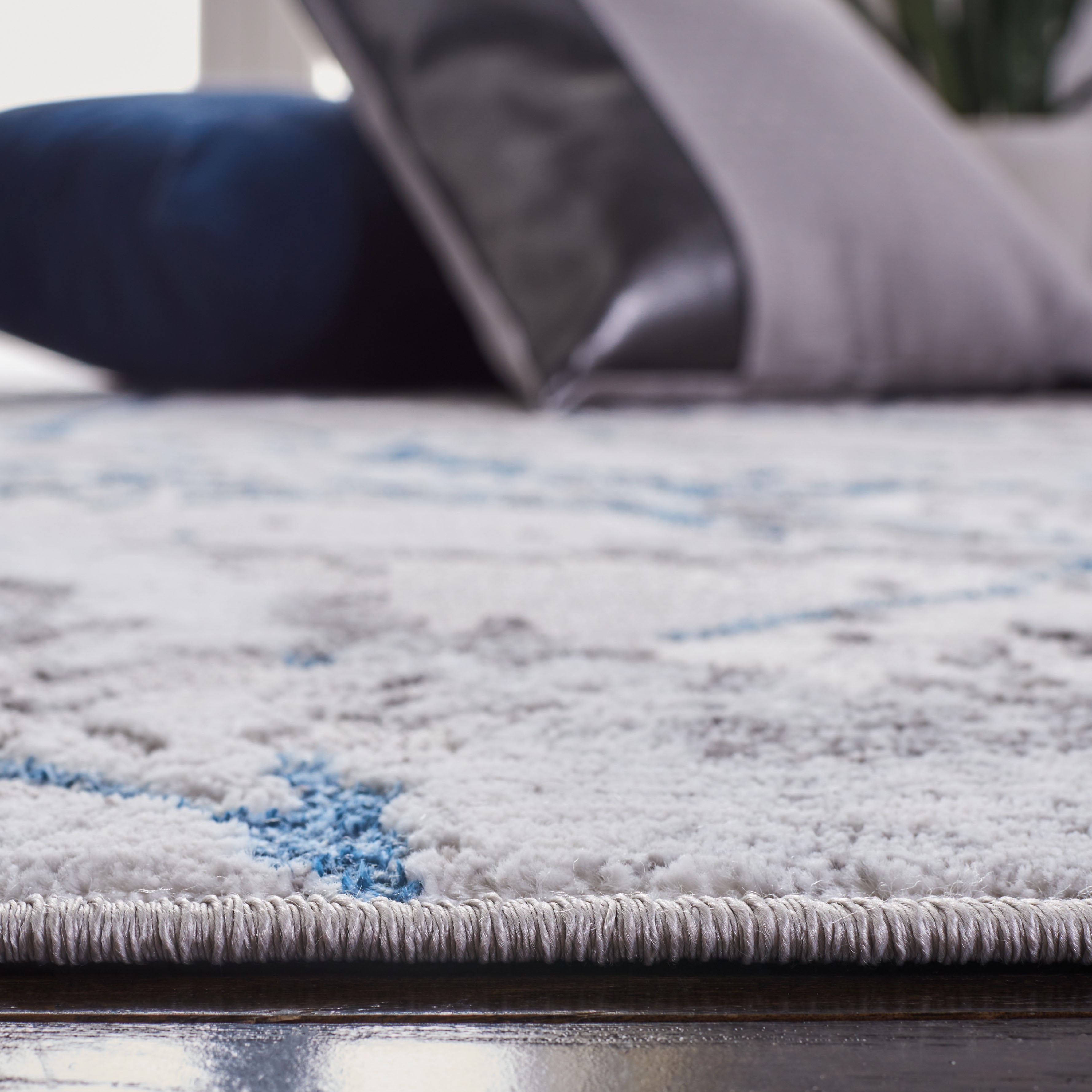 SAFAVIEH Amelia Pemala Abstract Area Rug, Gray/Blue, 9' x 12'