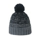 thumbnail image 1 of Gorro de invierno con puños suaves, pompón, rayas, tejido, calavera, gorro de esquí holgado, gorro de lana de mezcla de colores degradados, 1 of 5