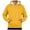 Yellow, variant on MELDVDIB Mens Hoodies Fleece Lined Fashion Casual Solid Color Hooded Sweatshirts Basic Fall Winter Long Sleeve Pullover Tops with Pocket