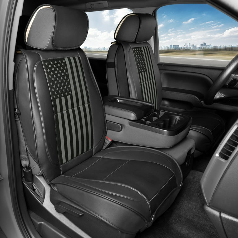 MotorBox Patriot Edition Faux Leather Seat Covers