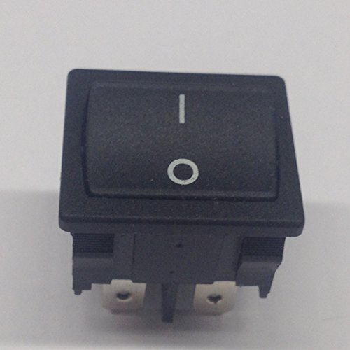 DPST ONOFF Rocker Switch 10A 125/250VAC I/O Marked (1 piece) DPST